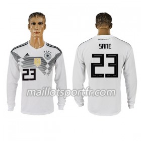 Maillot de Foot Allemagne Sane 23 Domicile Coupe du monde 2018 ML